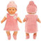 Miunana Kleidung Bekleidungsset Outfits für Baby Puppen, Puppenkleidung 35-43 cm, Kleid Hut Socke
