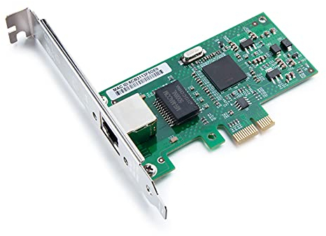 10Gtek® 10/100/1000Mbps Gigabit Ethernet PCI Express NIC Netzwerkkarte| mit Intel(R) 82573 Controller| Ethernet Server Converged Network Adapter| Single RJ-45 Port| für Windows Server/Freebsd/VMware