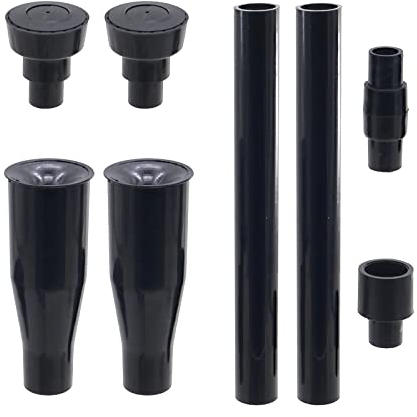 Dboo, set di 8 testine per fontana, in plastica, per fontana e fontana, set di 4 diverse impostazioni per fontana fai da te