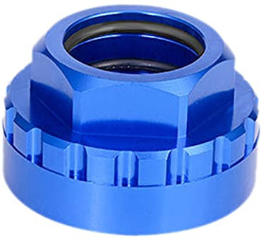 1 x 12-Gang-Kettenblatt-Schlossring vorne, direkte Montage, Adapter für Rotor, Lockring, Entfernungswerkzeug für Shimano (blau)