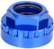 1 x 12-Gang-Kettenblatt-Schlossring vorne, direkte Montage, Adapter für Rotor, Lockring, Entfernungswerkzeug für Shimano (blau)