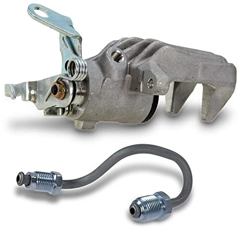 ATEC Germany 1x pinza freno posteriore sinistra incl. tubo freno Compatibile con A udi A3, SEAT ALTEA, LEON, TOLEDO, SKODA OCTAVIA 2, YETI, VW BEETLE, EOS, GOLF PLUS V, Golf 5 & 6, JETTA, SCIROCCO