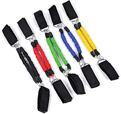 Garneck Widerstandsbänder Für Taekwondo Training Elastisches Pull Rope Für Fitness Yoga Und Pilates Geeignet Für Anfänger Und Profis Zufälliger Farbe