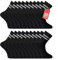 Basic Treasure 20 Paar Tennissocken Herren & Damen 47-49, Sportsocken Baumwolle, Atmungsaktive Tennis Crew Socken, Schwarz