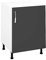 HOGAR24 ES - Mueble Bajo de Cocina 1 Puerta Color Gris Paris, Medidas: 85 x 60 x 58 cm