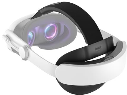 KIWI design K4 Boost Comfort Battery Head Strap Accessories for Meta/Oculus Quest 3/3S, Dual Charge the VR Headset and Battery Strap in 2.5h