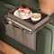 Sofa Armlehne Organizer, Sofa Tasche Sofatablett Ablage Oxford Couch Sessel Stuhl hängen Aufbewahrungstasche, Faltbar Sofa Butler mit Tablett für Buch, Magazin, Handy, Fernbedienung (Kaffee)