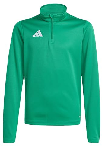adidas Unisex Kinder Entrada26 Training Top Kids Sweatshirt, Team Green/White, 15-16 Years