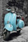Vespa Vintage Scooter - Italy Roma Roller Moped Italien Poster Plakat Druck - Grösse cm