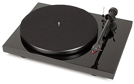 Pro-Ject DEBUTCARBON-USB-DC - Giradischi con trazione a cinghia, 415 x 320 x 118 mm, colore: nero