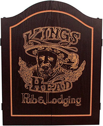 Innergames-D Dart-kabinett Kings Head, Schwarz, M, 19008_8717931911047