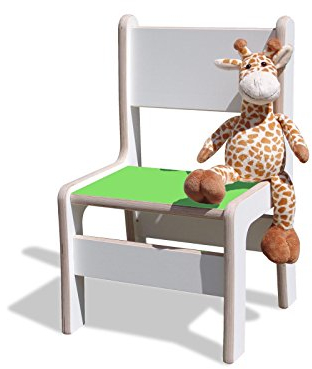 Eli Kinderstuhl mit Grüner Sitzfläche
