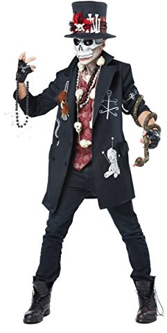 California Costumes Adult Voodoo Dude Costume Black/Burgundy