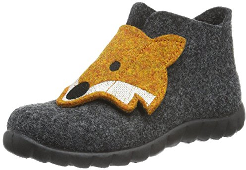 Superfit Jungen HAPPY Slipper, 800295, LAVAGNA KOMBI 4700, 24