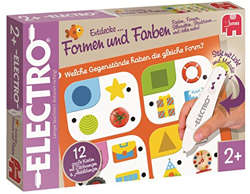 Jumbo Spiele 19541 - Elektro Wonderpen - Entdecke Formen und Farben Lernspiel