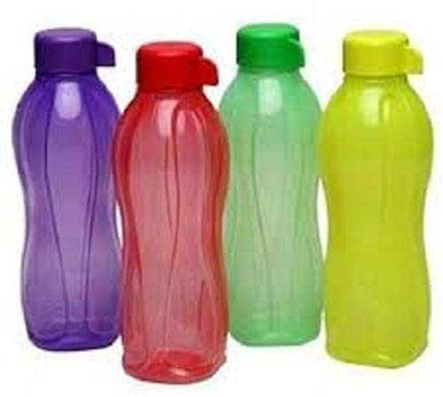 Stunning Plastic Water Bottle Aqua Safe 500 ML Screw Top (Set of 4)