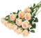 Hawesome 12pcs künstliche Rosen Seidenrosen Kunstblumen 6 Blüten & 6 Knospen Blumenstrauß Dekoration Hochzeit Wohnzimmer Party Blumenarrangement Cafe dekorative Blumen rot weiß rosa violett