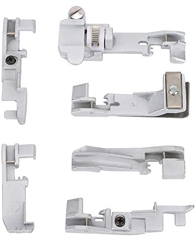 Cikonielf 6PCS Overlock Machine Presser Feet Set Nähen Presser Foot Set SINGER 14U 14CG754 14SH654 Nähmaschinenbefestigung aus Eisenmaterial