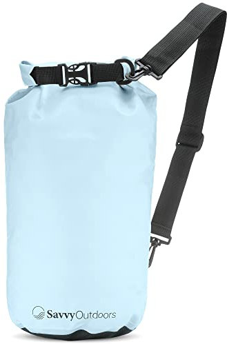 Savvy Outdoor Wasserdichte Trockentasche – Trockensäcke für Lebensmittel und Ausrüstung, Packsäcke für Rucksackreisen und Camping-Ausrüstung, wasserdichte Tasche für Strand, Bootfahren, Kajakfahren,