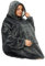 C hello cloud Übergroße Kapuzendecke, tragbarer Kapuzen-Sweatshirt, aus bequemem, ultraweichem Sherpa-Fleece, flauschiger Pullover, eine Größe für alle (Marineblau), grau, Einheitsgröße Große Größen