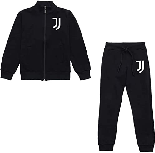 JUVE Juventus Tuta Bambino Core Teen - Collezione 2020/2021-100% Originale - 100% Prodotto Ufficiale - Colore Nero - Scegli la Taglia (12 Anni)