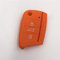 WSWJDW Porte-clés en Silicone Porte-clés de Voiture Porte-clés Porte-clés Porte-clés, Convient pour VW Polo Golf 7 MK7 pour Skoda Octavia Combi A7 Seat Leon Lbiza Cuptra, Orange