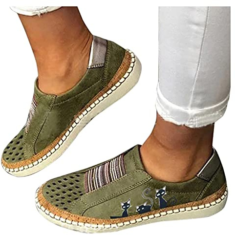 Sunnyuk Mode Leicht Flache Schuhe Atmungsaktive Frauen Schnürhalbschuhe Laufschuhe Sommer Casual Outdoor Walkingschuhe Laufschuhe Halbschuhe