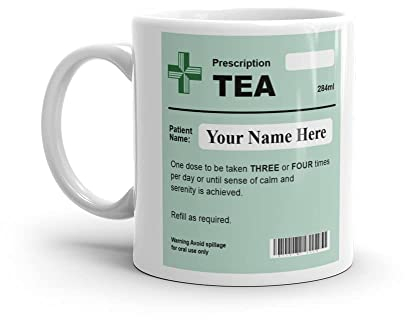 Personalised Doctor Mug - Funny Prescription Tea & Coffee Mug Gift for Colleagues