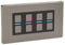 Lightwave LP24MK2 Smart Dimmer with Energy Monitoring, 4 Gang, Stainless Steel - Works with Alexa, Google Assistant, HomeKit. iOS & Android Compatible