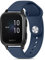 Bracelet de montre 20 mm pour Garmin Venu Sq MusicVenu Sq 2 MusicVenu Sq 2 Venu SqVenu 2 Venu 2 Plus,Silicone Bracelet pour homme femme avec bouton en acier inoxydable libération rapide, bleu