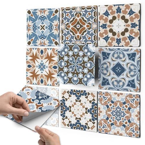 30 Stück Fliesenaufkleber 15x15 cm für Küche und Bad - Mosaikfliesen, Klebefliesen - selbstklebende Fliesen SET // Design: New York City