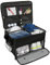 2-lagiger Golfkoffer-Organizer, wasserdichte Auto-Golf-Schuhtaschen Schließfach mit separatem belüftetem Fach für 2 Paar Schuhe, Golfschuhbeutel für Bälle, Tees, Kleidung, Handschuhe, Schwarz ,
