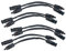 revolt MC4 Stecker: 8er-Set flache Solarkabel-Fensterdurchführungen, MC4-kompatibel, 35 cm (Solarpanel Kabel)