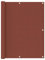 KTHLBRH Balkon-Sichtschutz Terracotta-Rot 120x500 cm Oxford-Gewebe, Sichtschutz Zaun, Balkonmarkisen, Balkonsichtschutz - Privatsphäre und stilvolle Dekoration für Ihren Balkon