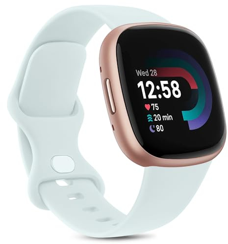 Oumida Armband für Fitbit Versa 3/4 und Sense/Sense 2 - Weiches Sport Ersatzband für Damen und Herren