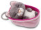 NICI Schlüsselanhänger Sleeping Pets Katze grau 8cm