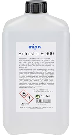 MIPA Entroster E 900 Rostumwandler,1 Liter,transparent,Rost,innen und außen