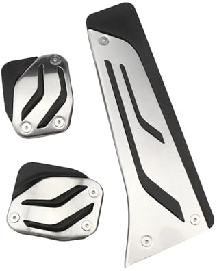 FLaig Edelstahl Das Pedal ist kompatibel mit BMW X3 X4 X5 X6 5/3/7 Serie F30 F32 F34 F10 F11 F07 E38 F01 E84 F25 at MT Auto (Color : MT Pedal)