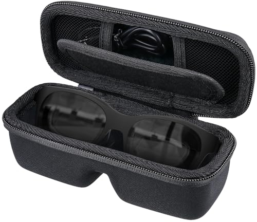 Khanka für XREAL One/XREAL Air 2 Pro/Air 2 / Air AR-Brille, Hartschalenetui, schützende Aufbewahrungshülle für Smart Glasses-Videobrille (nur Etui)