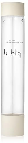 Flasche für bubliq drink carbonator, Wassersprudler Flasche, Beige, 1 Liter, elegantes & schlankes Design, BPA-frei