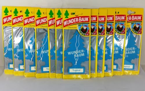 12 x WUNDER- BAUM Tropical Auto Duftbaum Lufterfrischer Airfreshener