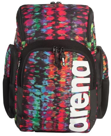 Arena Spiky III Zaino 35 unisex da viaggio, sport e palestra, per attrezzatura, allenamento, borsa per nuotatori, 35 litri, Tie dye