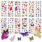 Amabro 12 Stück 3D Schmetterlingsaufkleber für Kinder, Sticker Schmetterling farbenfrohe Frühlingsblumen-Puffy-Aufkleber, Partyzubehör, Dekoration für Scrapbooking Lehrerklassenzimmer Mehrfarbig