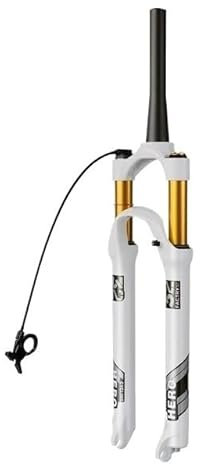 Fourche Vtt Fourche avant de vélo 120 mm de débattement en alliage de magnésium, fourche à air ultralégère, absorption des chocs, 26 27,5 29 pouces, cadre de suspension de frein à disque Fourches Pour