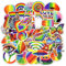 Pride Flag Stickers Cute Pride Stickers Gay Flag Laptop Stickers for Adults Waterproof Stickers Lunch Box Stickers Rainbow LGBT Stickers for Water Bottles Rainbow Friends Stickers Pride Sticker LGBTQ