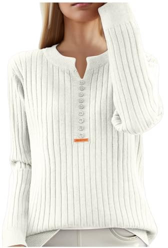 Maglione Rosa Fluo Donna Maglione Righe Rosse E Rosa Pullover con Perline Felpa Mezza Zip Donna Pullover in Maglia Maglione Bianco Donna Cashmere Felpa Mezza Zip Donna Felpe da Donna Senza Cappuccio