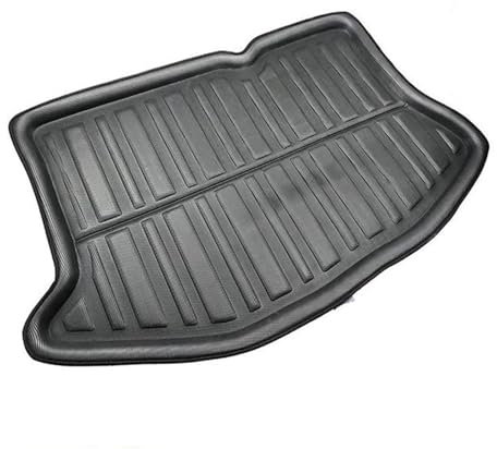 LTQSIV Bandeja Maletero para F&ORD para Fiesta Hatchback 2009-2017 Revestimiento para Maletero Trasero De Coche Bandeja De Suelo De Carga Alfombrilla Cubierta Accesorios para Coche