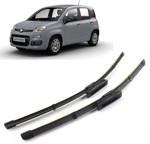 DISCORAMA® KIT 2 SPAZZOLE TERGICRISTALLO ANT FIAT PANDA (312) DAL 2012-2019 600MM+380MM