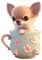 Dog Bag Charm | Teacup Puppy Key Chains Pendant,2D Acrylic Key Chains Charm Decor Car Keychain Pendant for Rear View Mirrors Accessories