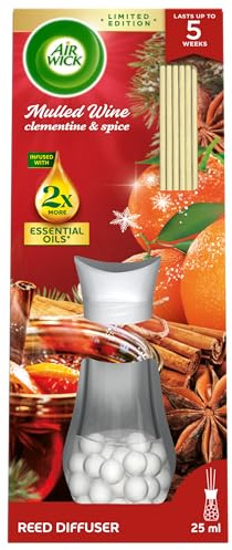 Air Wick Mulled Wine Essential Oils Reeds Diffuser 25ml